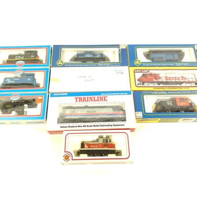 Sale Photo Thumbnail #180: 10 Boxes HO Gauge Engines Incl. Model Power & Life-Like