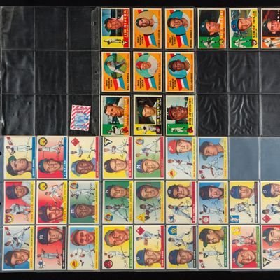 Sale Photo Thumbnail #230: Approximately 95 1950's 1960 Topps Baseball Cards