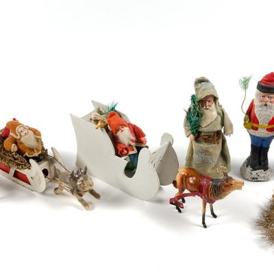 Sale Photo Thumbnail #109: Antique Christmas Holiday Incl. Belsnickels