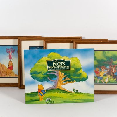 Sale Photo Thumbnail #240: 4 Disney's Winnie the Pooh Lithographs