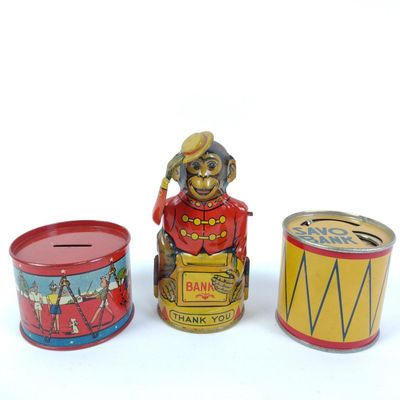 Sale Photo Thumbnail #272: 3 Coin Banks