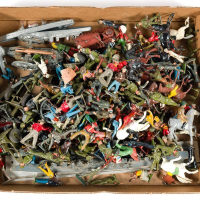 Sale Photo Thumbnail #286: Approx. 180 Lead Toy Soldiers incl Britians LTD