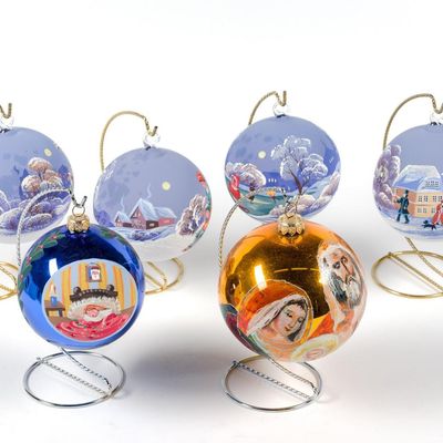 Sale Photo Thumbnail #145: Christmas "Andrzej" Collectibles Ornaments with Stands