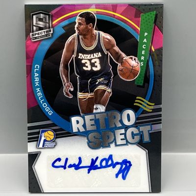 2021-22 Panini Spectra Clark Kellogg Retrospect Auto #/99