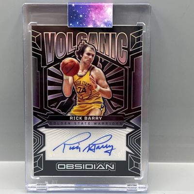 2024-25 Panini Obsidian Rick Barry Volcanic Auto #/149 - Sealed In Mag