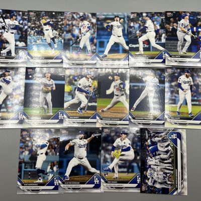 2025 Topps Now MLB Los Angeles Dodgers World Series Championship Complete Set w/ Yoshinobu Yamamoto RC Short Print