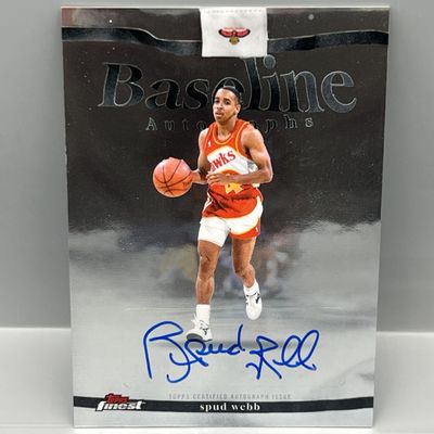 2026 Topps Finest Spud Webb Baseline Auto #BA-SW