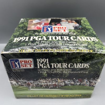 1991 Pro Set PGA Tour Golf Factory Sealed Wax Box