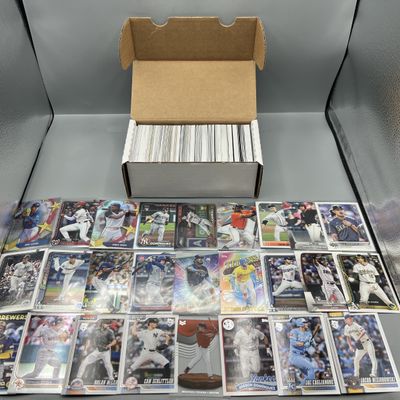 Box of (320+) 2020s Baseball Rookie & Prospect Cards w/ Stars - Pete Crow Armstong, Yoshinobu Yamamoto, Nick Kurtz, Tarik Skubal,...