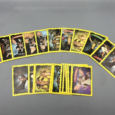 1990 Topps Gremlins Red & Green Complete Sticker Sets - 2 Sets