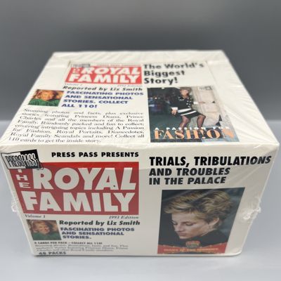 1993 Press Pass The Royal Family Vol. 1 Factory Sealed Wax Box