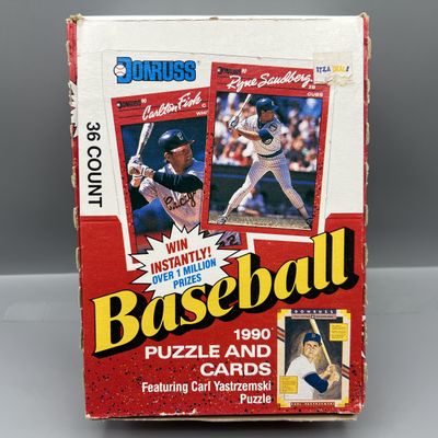 1990 Donruss Baseball Complete Wax Box