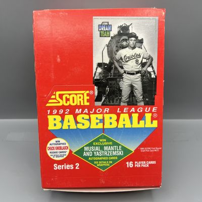 1992 Score Series 2 Baseball Complete Wax Box