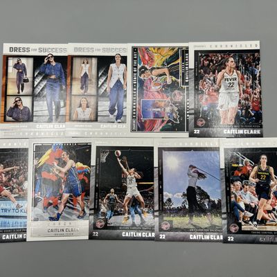 (9) 20025 Panini Caitlin Clark Chronicles WNBA Basketball Cards