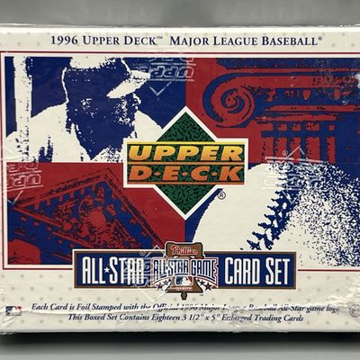 1996 Upper Deck Baseball All Star Game Factory Sealed Set - 3.5"x5" jumbo cards
