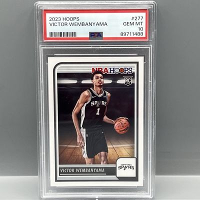 2023 Panini Hoops Victor Wembanyama RC #277 PSA Gem Mint 10