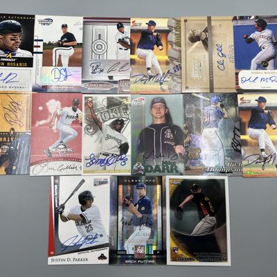 (15) Assorted Baseball Auto Cards - Varying Conditions