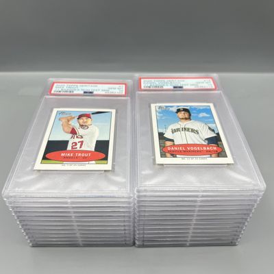 2020 Topps Heritage '71 Bazooka Number Test Mini Complete PSA Graded 25 Card Set - (21) PSA 10s, (3) PSA 9s, & (1) PSA 8.5