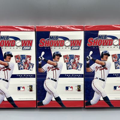 (3) 2000 Wizards of The Coast MLB Showdown Baseball Card Game Factory Sealed Starter Sets