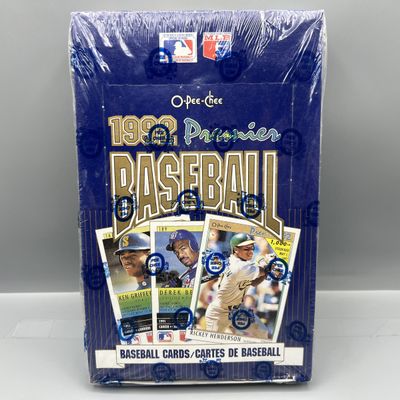 1992 O-Pee-Chee Baseball Factory Sealed Wax Box