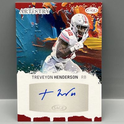 2025 Sage Treveyon Henderson Red RC Artistry Auto