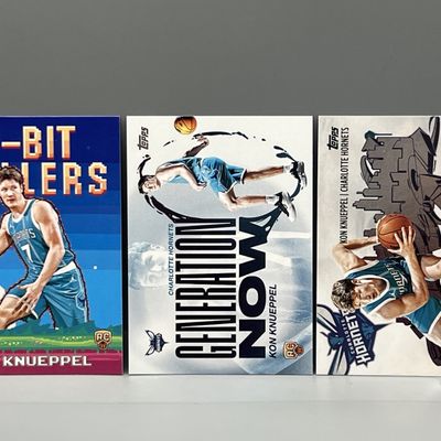 (3) Kon Knueppel Topps Basketball Rookie Cards