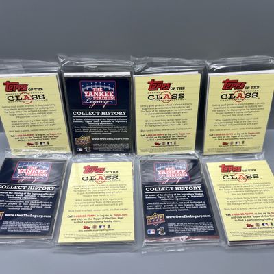 (8) 2008 Topps & Upper Deck National Baseball Card Day Factory Sealed Packs - Possible Joey Votto RCs