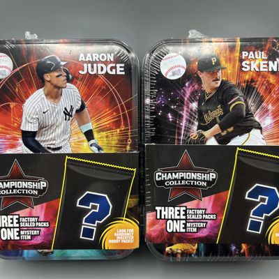 Aaron Judge & Paul Skenes Championship Collection Factory Sealed Tins
