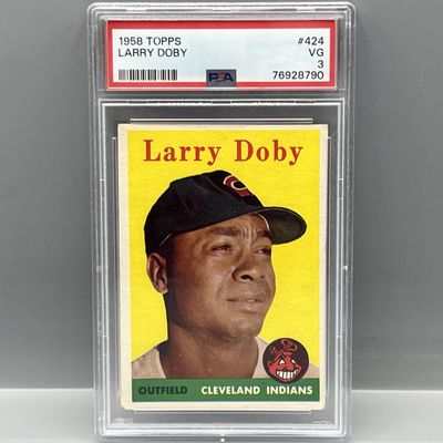 1958 Topps Larry Doby #424 PSA VG 3