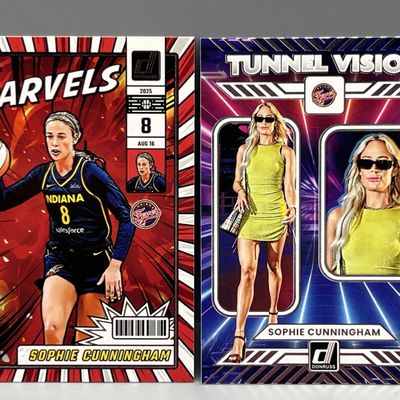 2025 Panini Donruss WNBA Sophie Cunningham Net Marvels #11 & Tunnel Vision #2