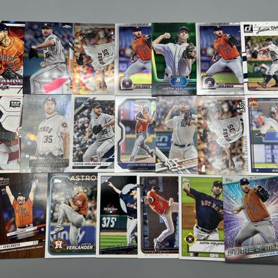 (20) Justin Verlander Baseball Cards