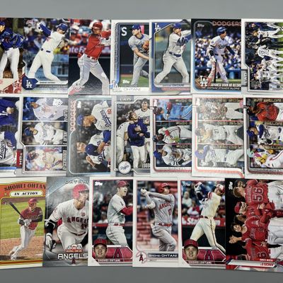 (20) Shohei Ohtani Baseball Cards