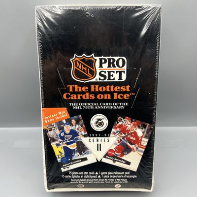 1992 Pro Set Series 2 Hockey Factory Sealed Wax Box