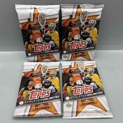 (4) 2023 Topps Athletes Unlimited Unopened Packs