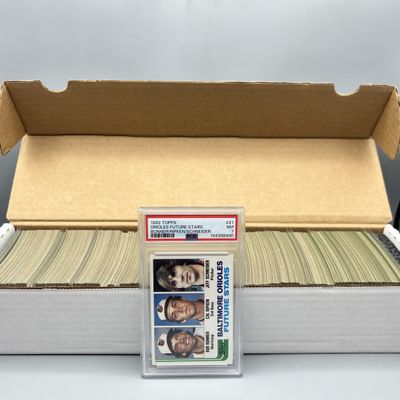 1982 Topps Baseball Complete Set w/ Cal Ripken Jr. RC #21 PSA NM 7