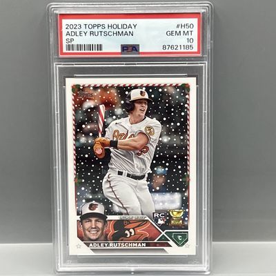 2023 Topps Holiday Adley Rutschman SP RC #H50 PSA Gem Mint 10