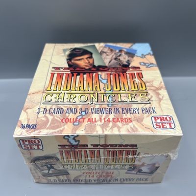 1992 Pro Set Indiana Jones Chronicles Factory Sealed Wax Box