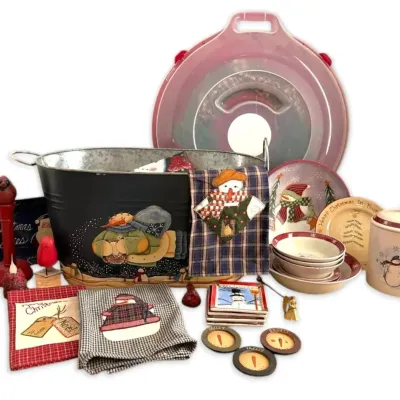 Snowman christmas mystery lot