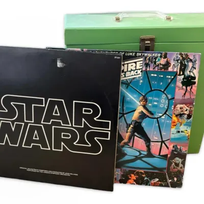 Vintage star wars empire strikes back more vinyl records