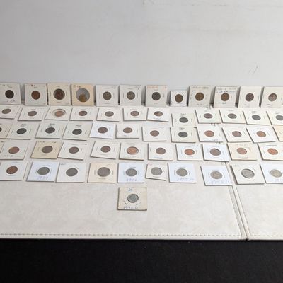 Various Vintage Lincoln Cents & Jefferson Nickels