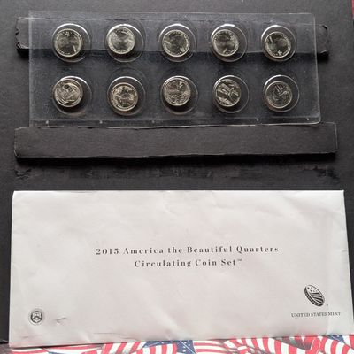 2015-P&D ATB Quarters Circulating Coin Set in OGP