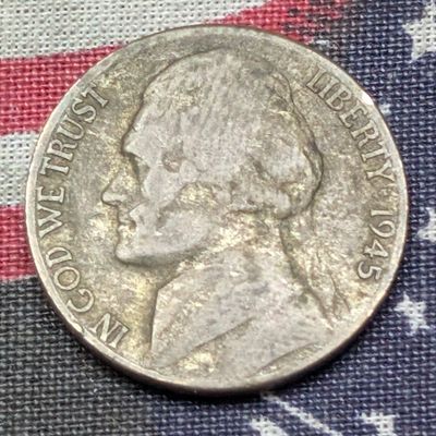 1945-S Jefferson 35% Silver Wartime Nickel