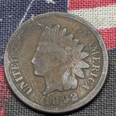 1892 Indian Head Cent - GOOD