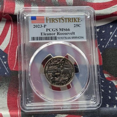 2023-P Eleanor Roosevelt Quarter - PCGS MS66 *First Strike*