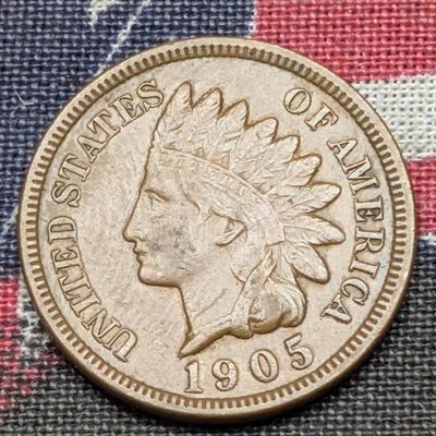 XF - 1905 Indian Head Cent