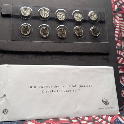 2018-P&D ATB Quarters Circulating Coin Set in OGP