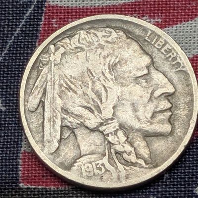 1913 Type 1 Indian Head Buffalo Nickel - FINE