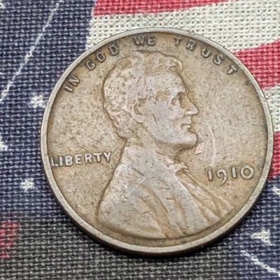 1910 Lincoln Wheat Cent - FINE