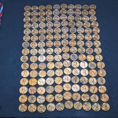 (150) Pre-1982 Lincoln Memorial Cents - Shiny
