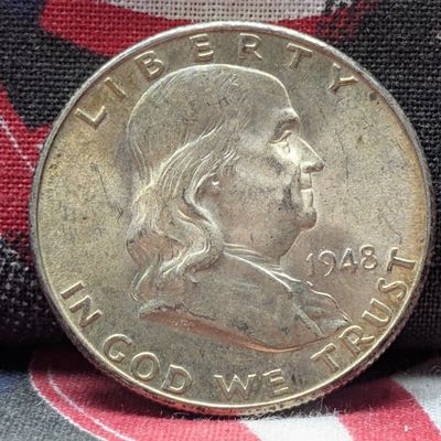 1948-D Franklin 90% Silver Half Dollar